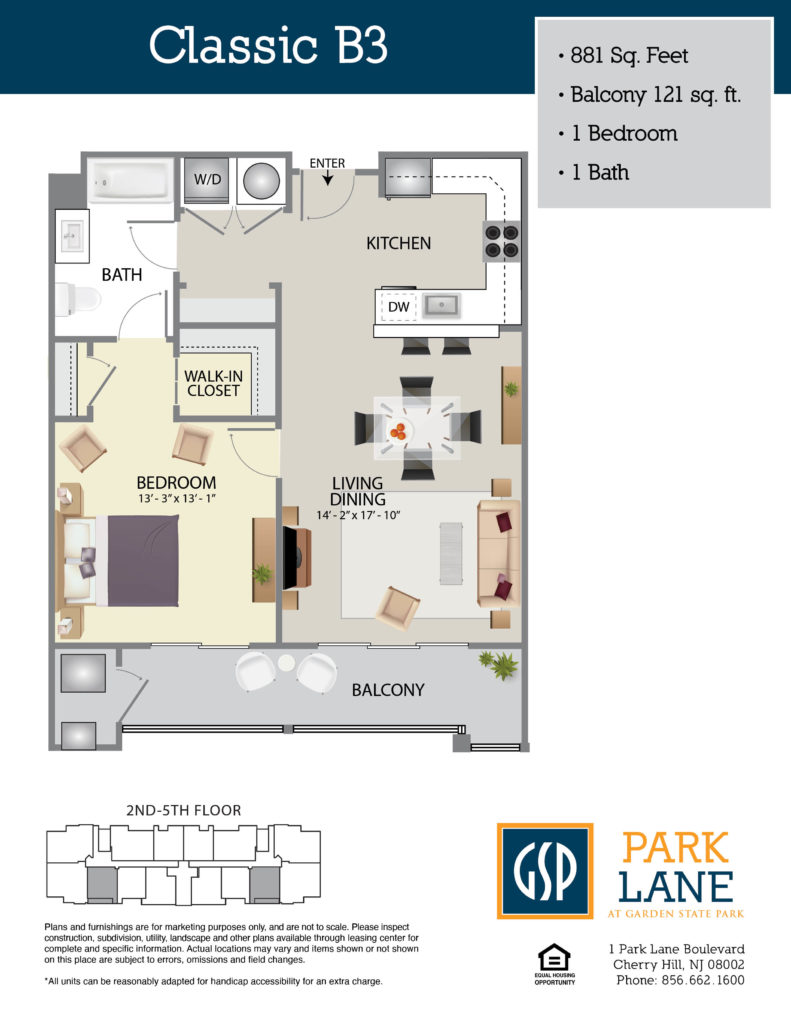 Floorplan for Classic B3