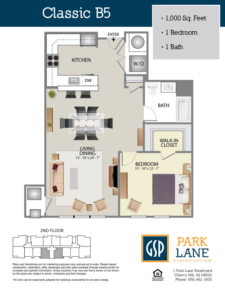 Floorplan for Classic B5