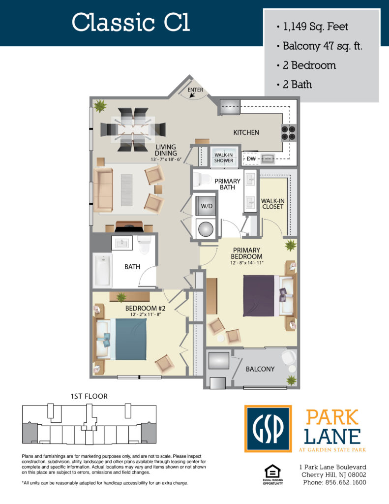 Floorplan for Classic C1