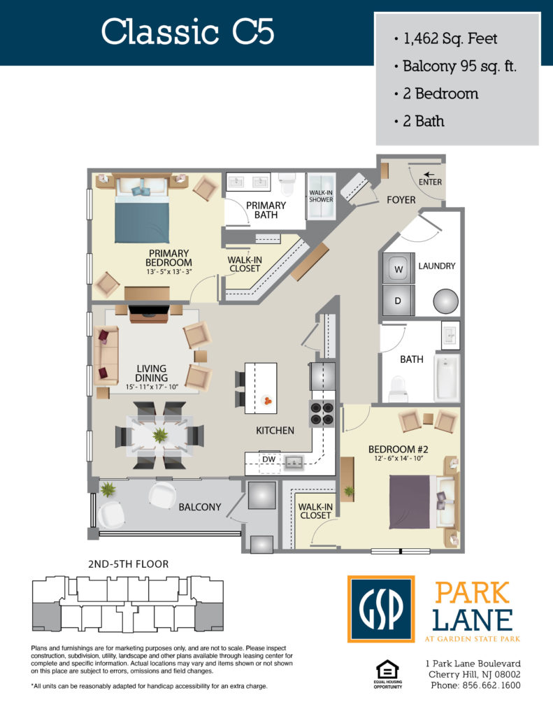 Floorplan for Classic C5