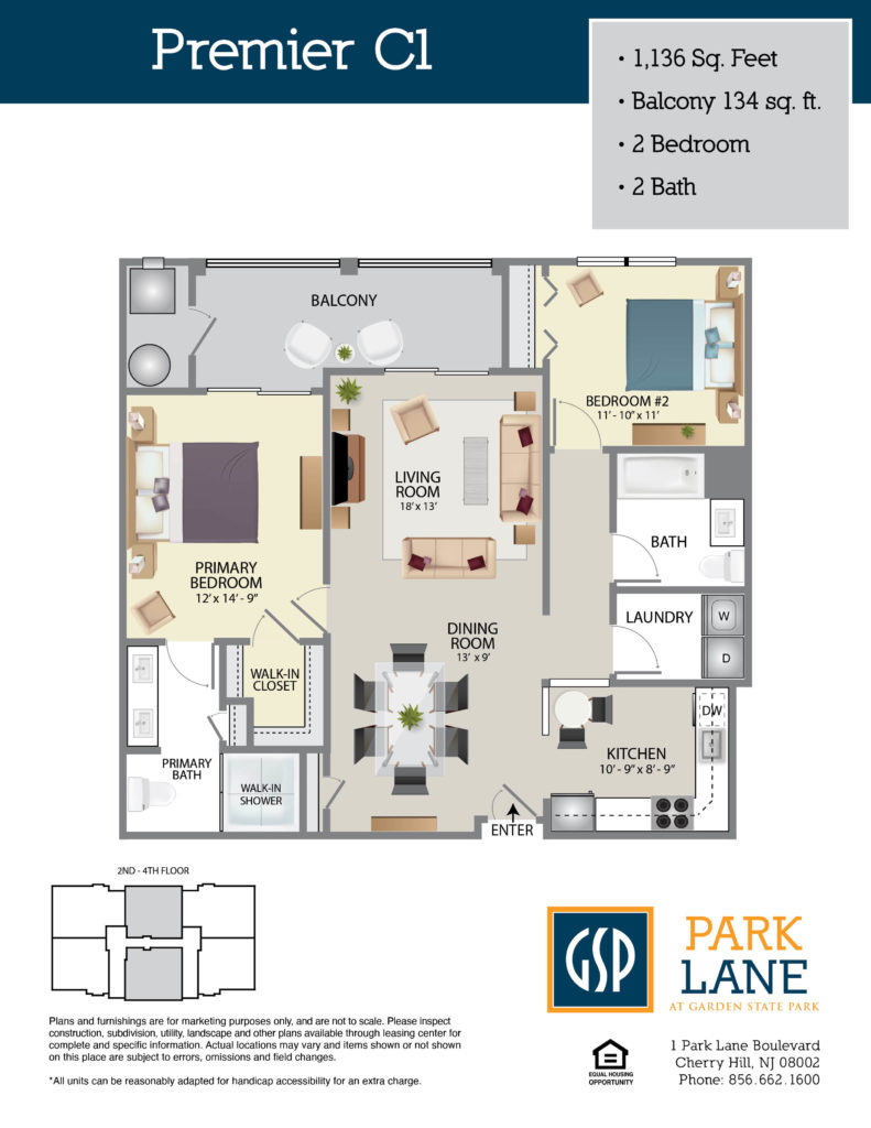 Floorplan for Premier C1