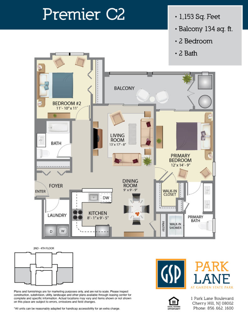 Floorplan for Premier C2